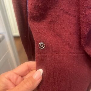 Lululemon Burgundy Sweater